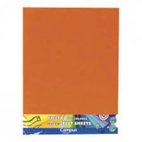 Fieltro A4 Campus x3 Naranja