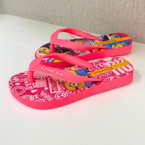 Ojota Minions Ipanema Rosa/amarillo