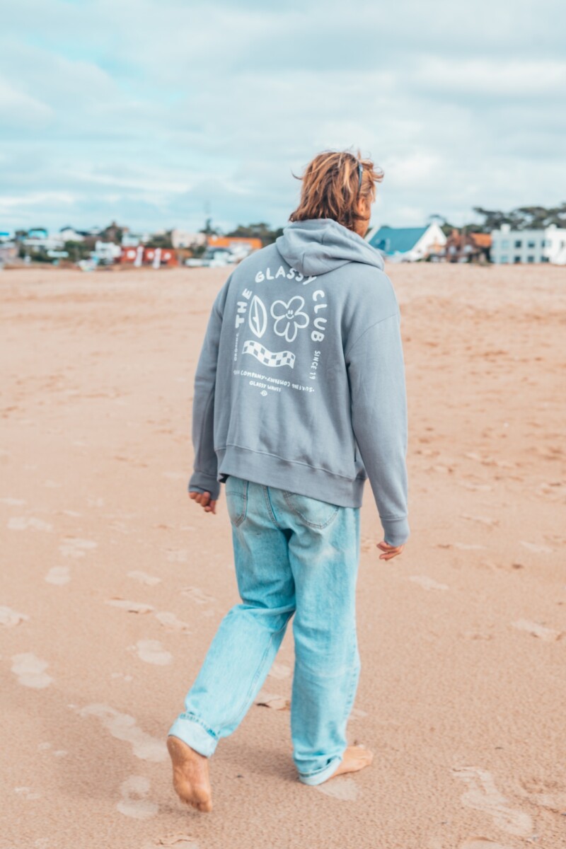 Hoodie Surfing Club / Gris U