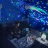 Lámpara Veladora Proyector Led De Estrellas Usb Mesa Techo Variante Color Celeste