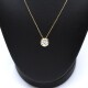 Dije en oro 18k amarillo con zirconia Dije en oro 18k amarillo con zirconia