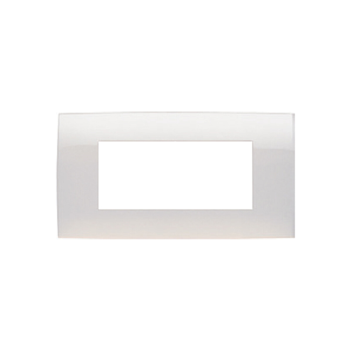 Plaqueta p/4 módulos - Presta Pro blanco - C51329 
