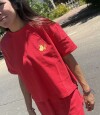 Tshirt La Verduleria Rojo