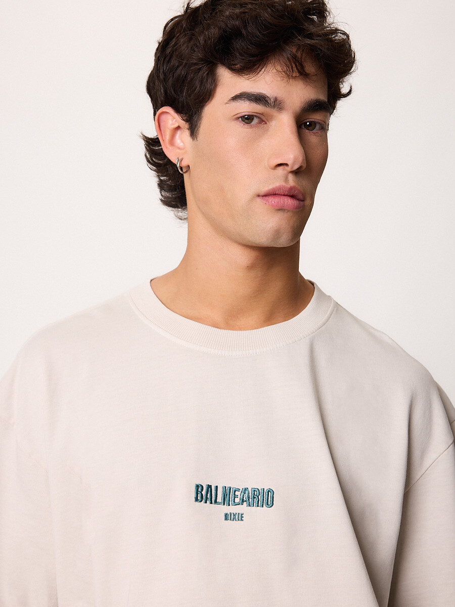 T-SHIRT M/C VITAK DIXIE Gris Claro