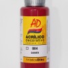PINTURA ACRILICA ARTISTICA DIBU 60 ML. DIFERENTES COLORES COLOR CARMIN 084