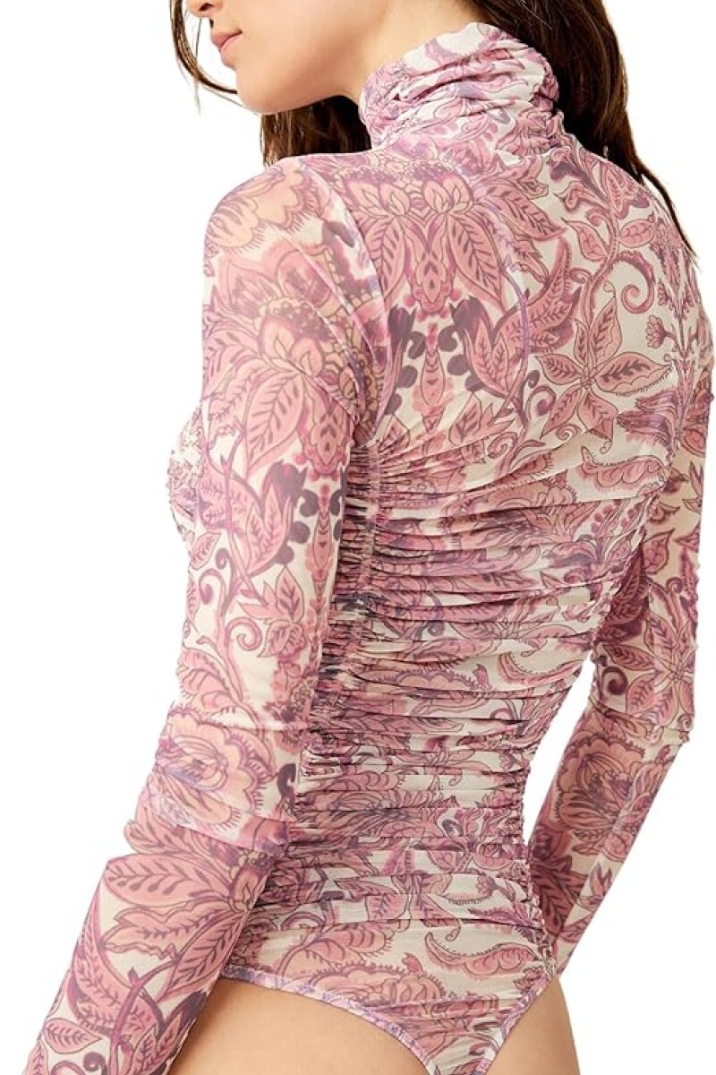 UNDER IT ALL PRINTED BODY Rosa