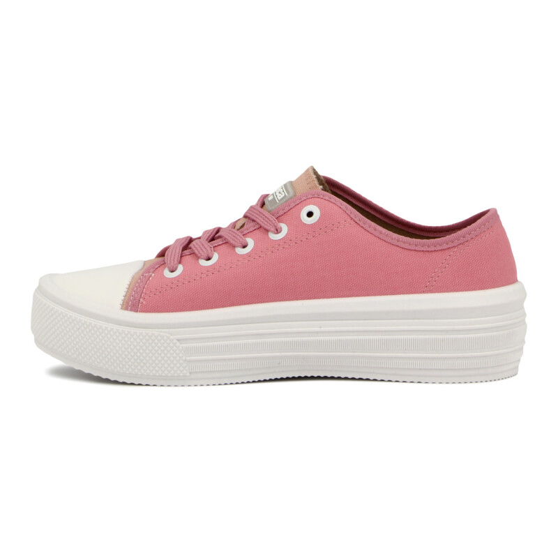 Moleca Calzado Casual Lona Acordonado Rosado-rosado