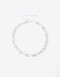 Collares Cortos Metal Collar Corto Metal Trenzado - Plateado Plata Cepillada Mate