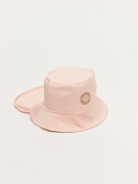 Gorro uv Rosa Con Parche