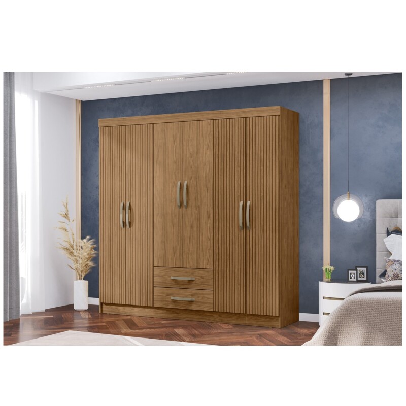 Ropero Placard 6 Puertas 2 Cajones 10 Estantes Ropero Placard 6 Puertas 2 Cajones 10 Estantes
