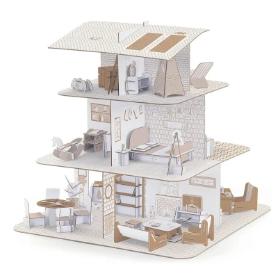 Arma tu propia Casa de muñecas Kit Creativo Djeco Arma tu propia Casa de muñecas Kit Creativo Djeco