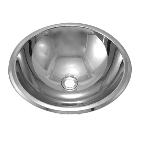 Pileta Redonda Brillo Pulida Sin Valvula 30X11.5Cm De Cocina 000