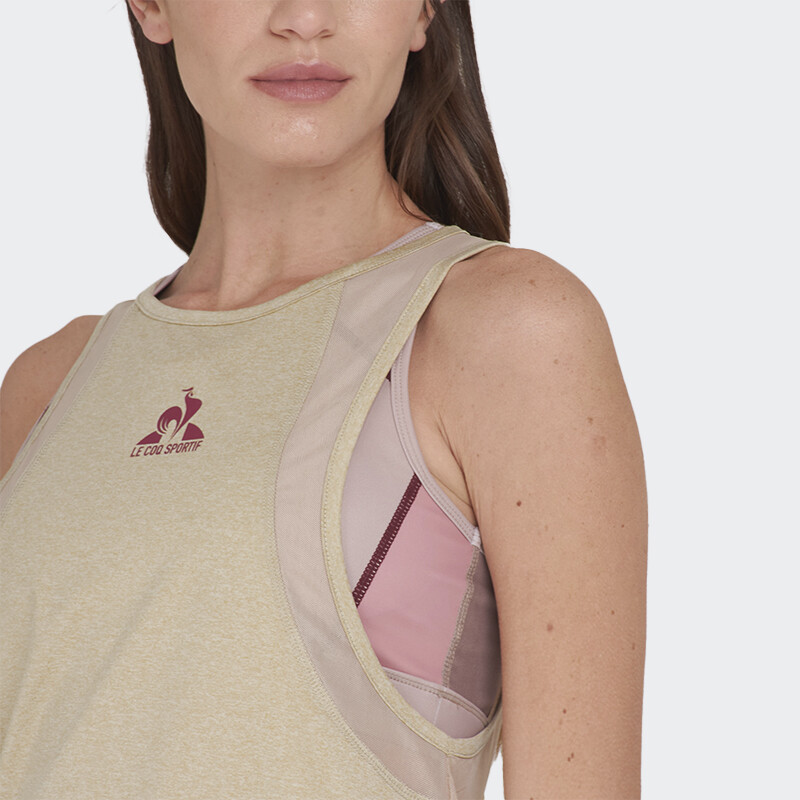 Musculosa Le Coq Sportif Training Tull Beige