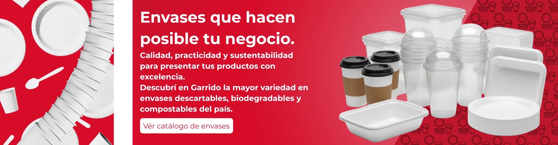 Banner de artículos descartables