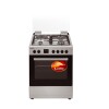 Cocina Combinada 3+1 James Con Disco Y Horno Electrico C25 Color Acero Cocina Combinada 3+1 James Con Disco Y Horno Electrico C25 Color Acero