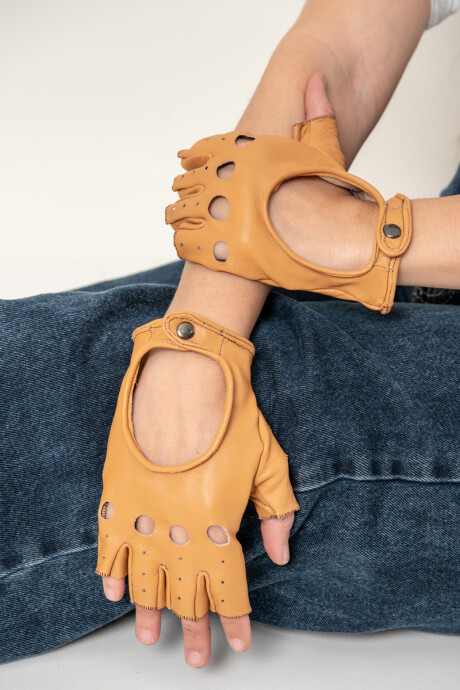 Guantes de Conducir Camel