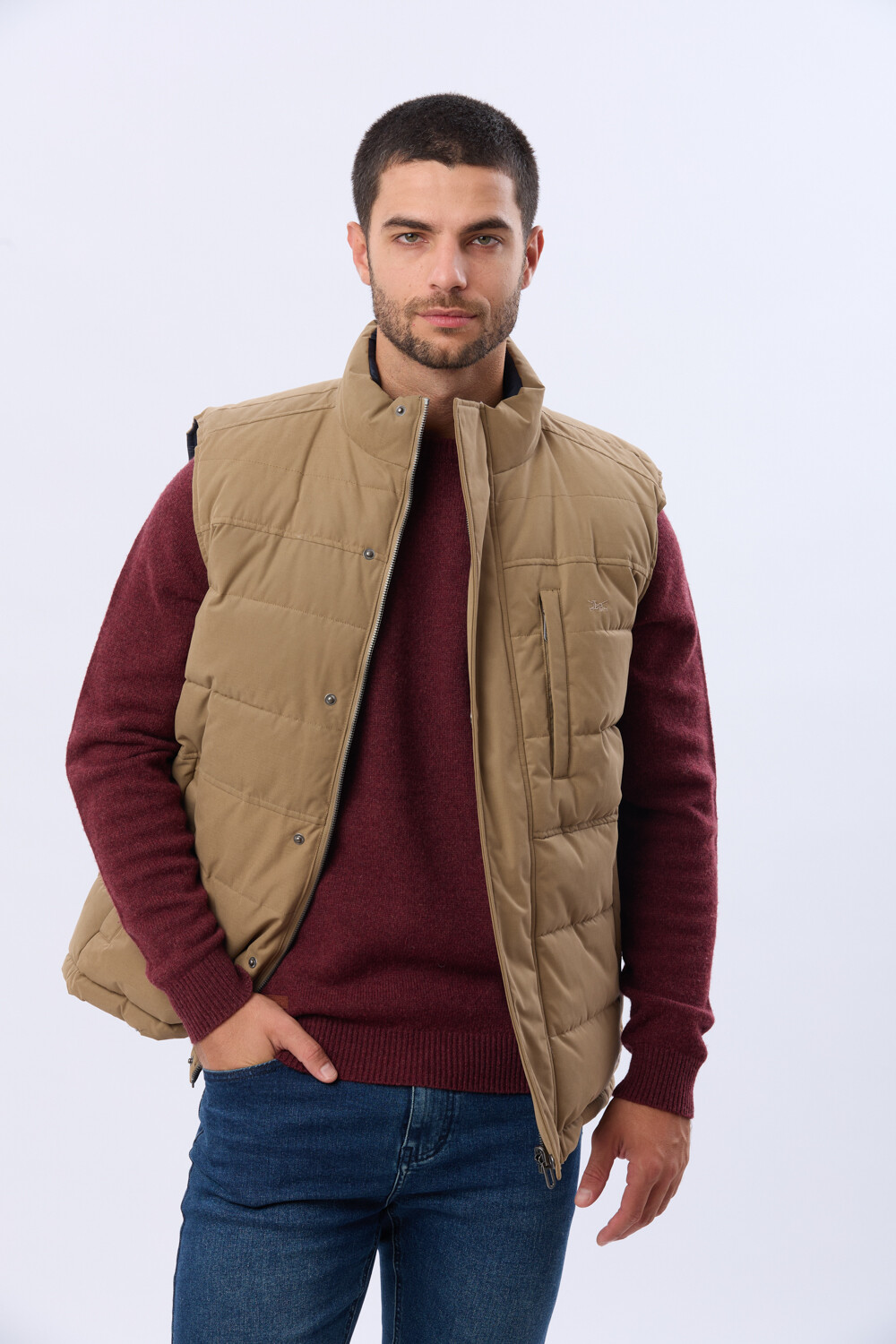 CHALECO REVERSIBLE ACOLCHADO Beige