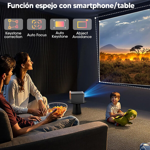 Proyector Smart Xion Xi-proy5 Android Full Hd Wifi PROYECTOR LED XION XI-PROY5