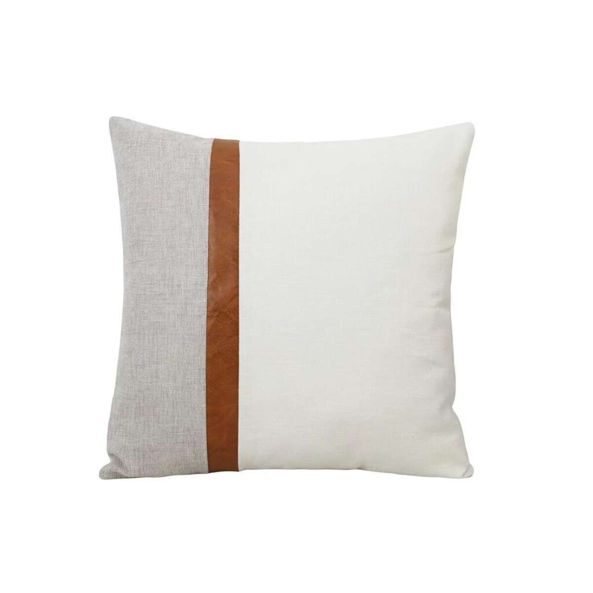 Almohadion III 50x50 - Tostado Y Gris Pilar 