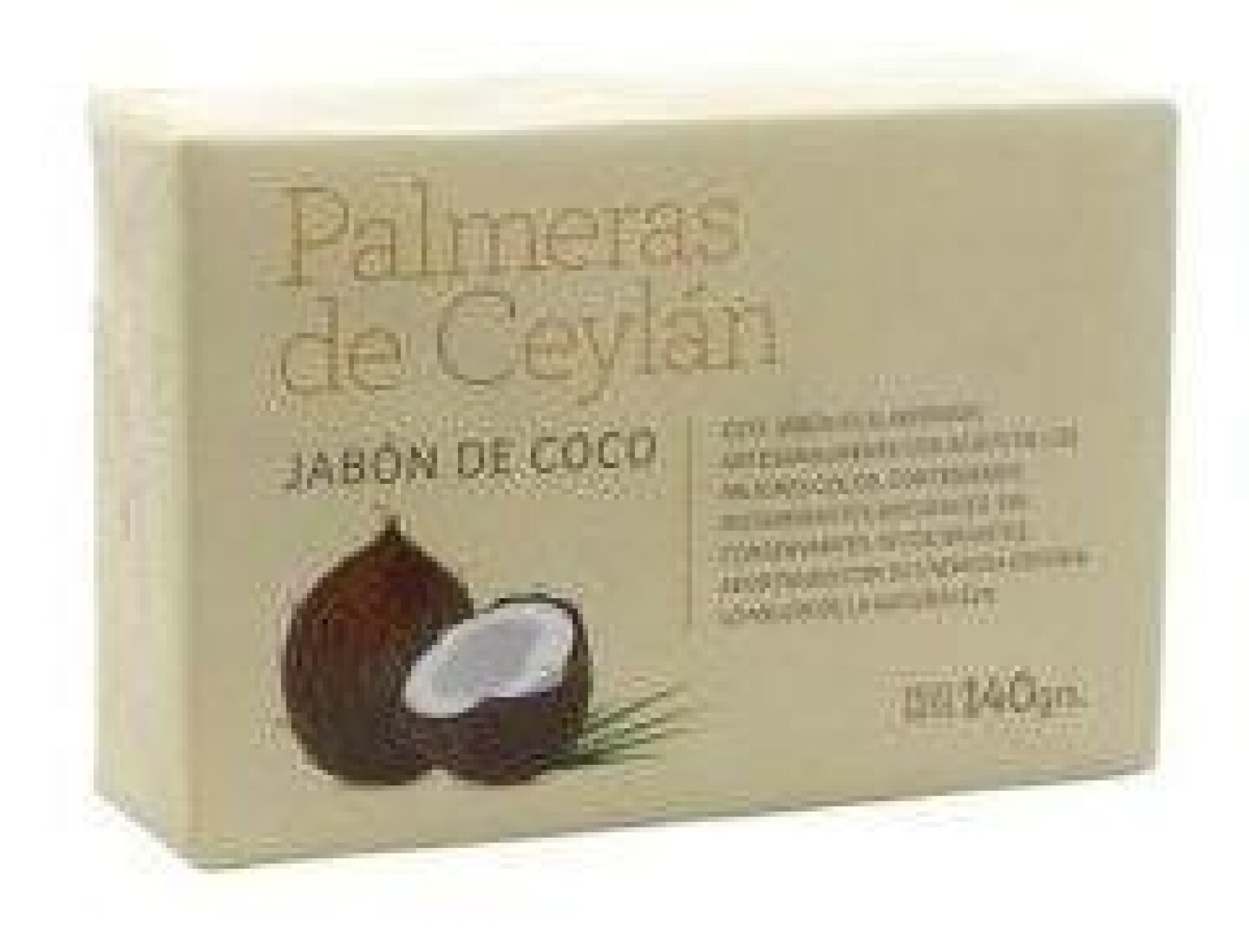 Jabón de Coco 140ml - Palmera 