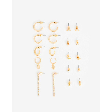 Aros Sets Metal Dorado