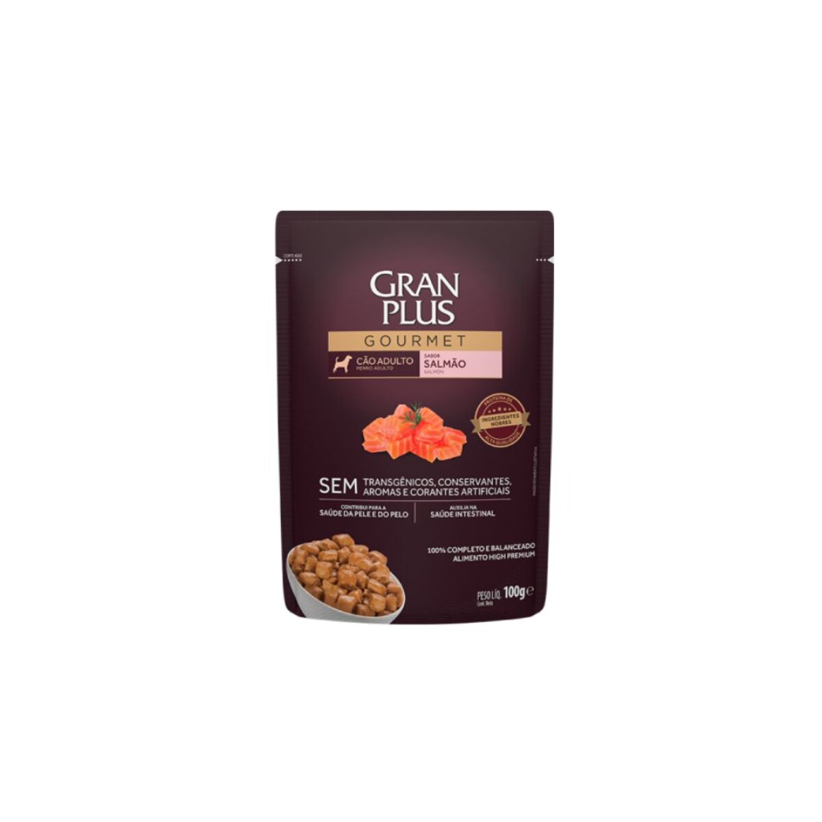 Gran Plus Gourmet Sachet Perro Adulto Salmón 100 gr 