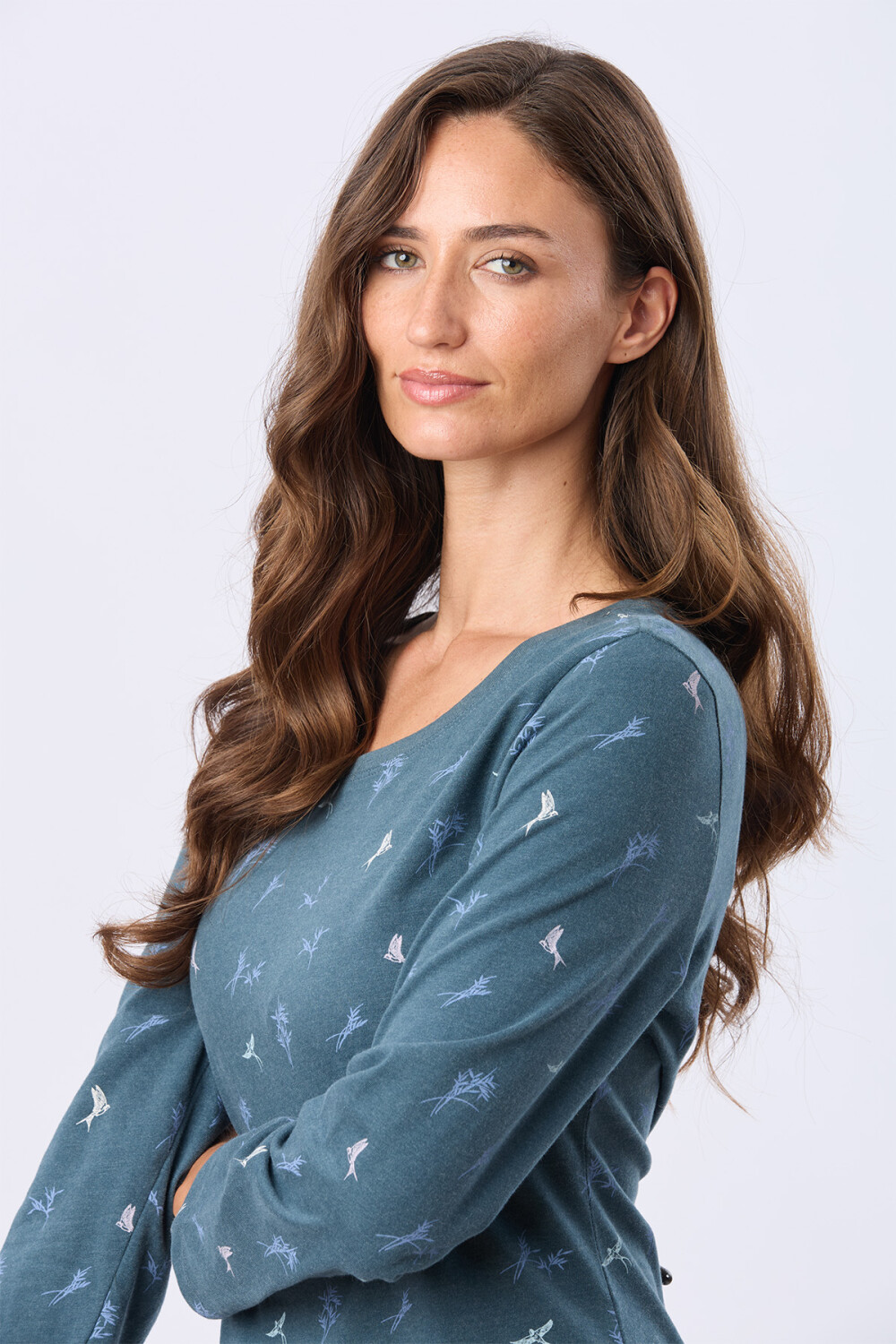 REMERA ESTAMPADA ALGODÓN Petroleo