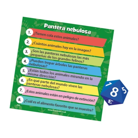 Juego de Mesa Asmodee BrainBox Animales +8 001