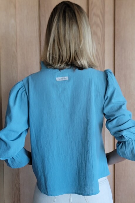 Blusa Copenhague Tourquesa
