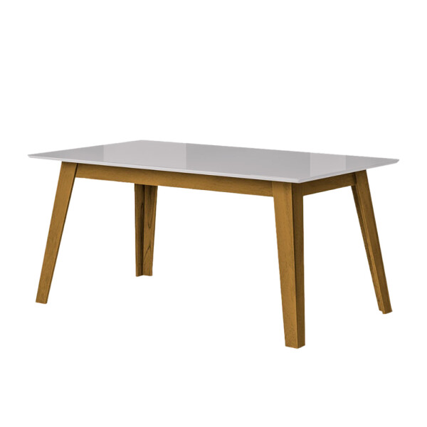 MESA NOVA YORK 1.60X0.90 C/VIDRIO COLOR BLANCO (43) Mesa Nova York 1.60x0.90 C/vidrio Color Blanco (43)