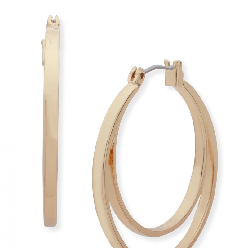 Bijouterie Pe 2 Row Hoop Gold