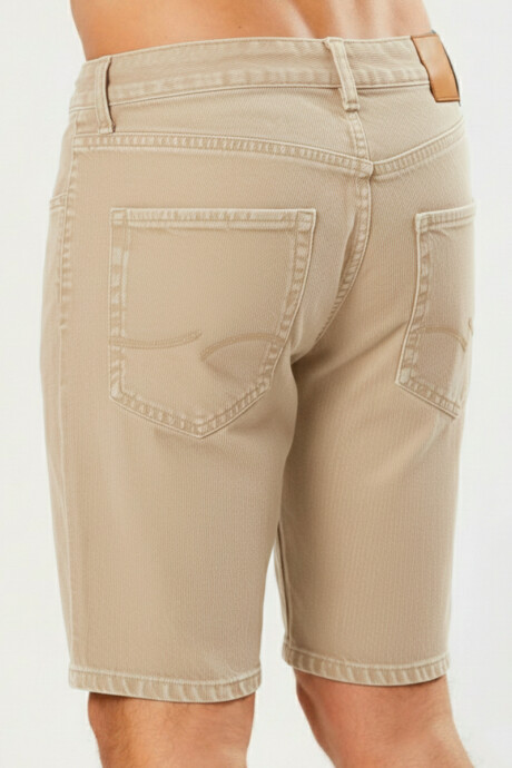 BERMUDA JEAN VECTOR Beige