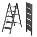 Escalera De 5 Escalones Antidezlisante Y Plegable Negro