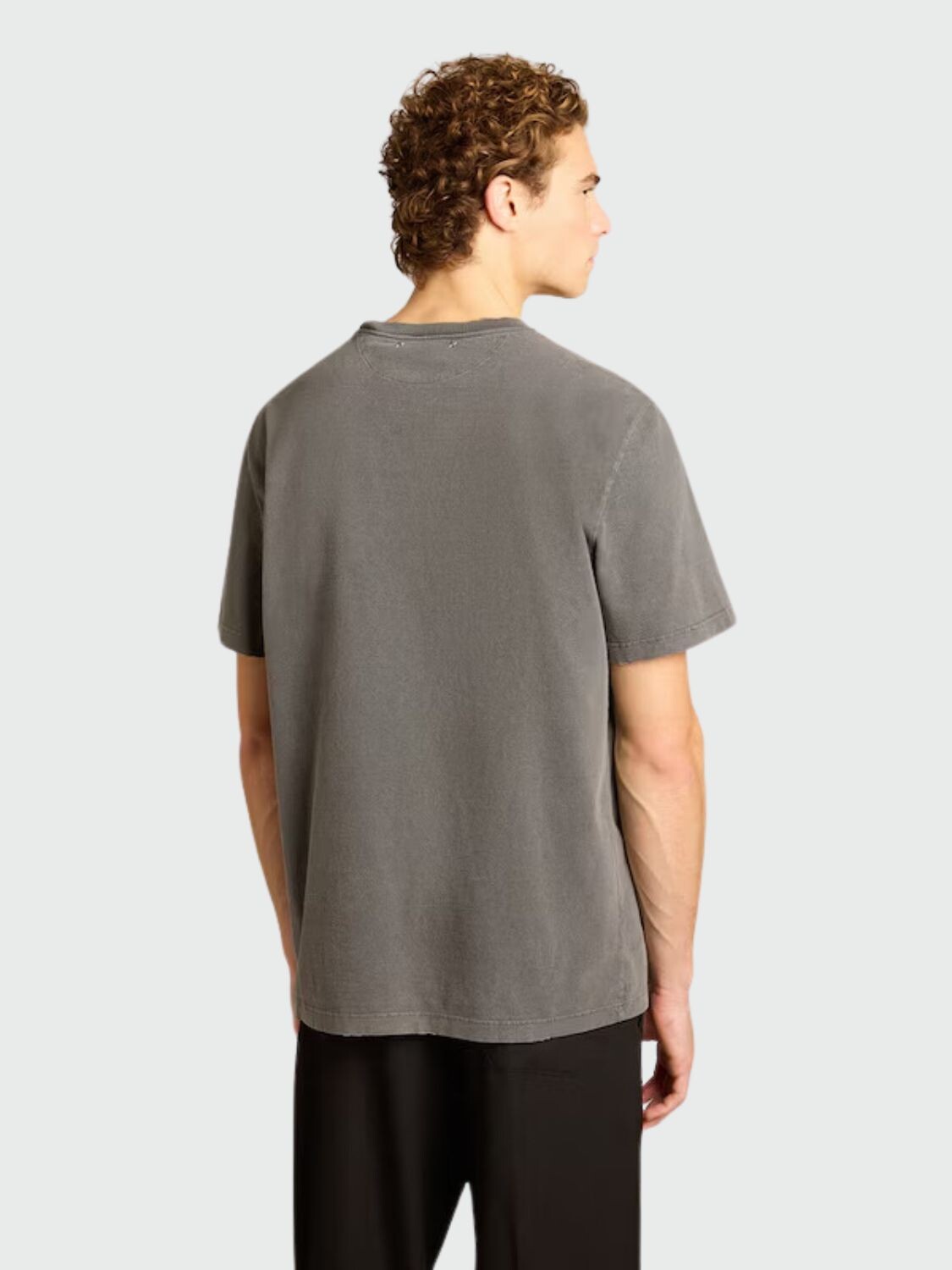 GOLDEN GOOSE - Remera Efecto Desgastado Gris