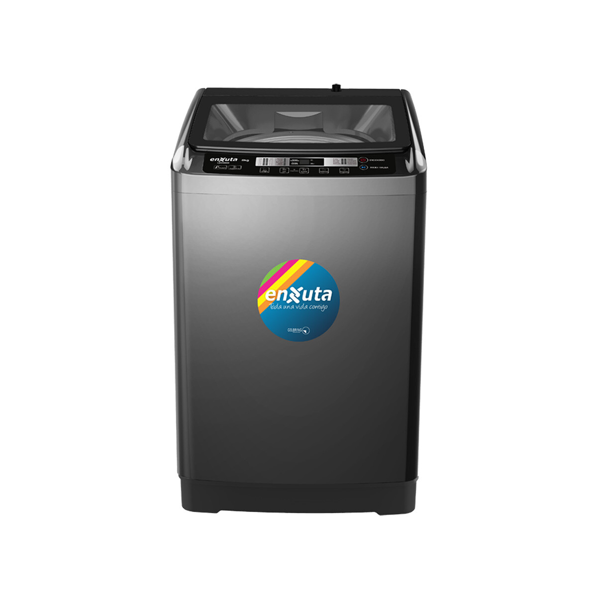 Lavarropas Enxuta LENX0850 carga superior 8 kg - Negro 