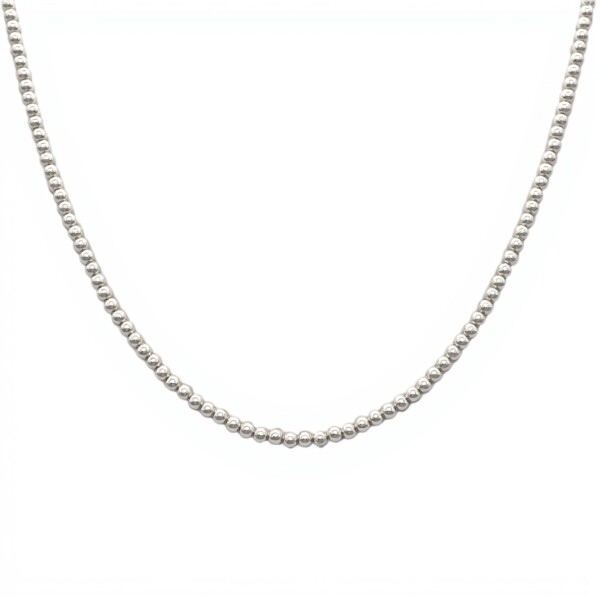 Cadena eslabón Bolas - Plata 925 - Sin Piedra - CD3268 sinpiedra