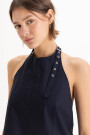 TOP LUCILLE Azul Marino