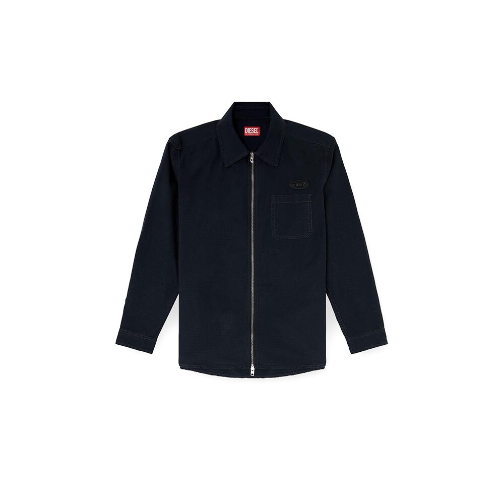 Camisa Para Hombre S-Alias-Zip Negro