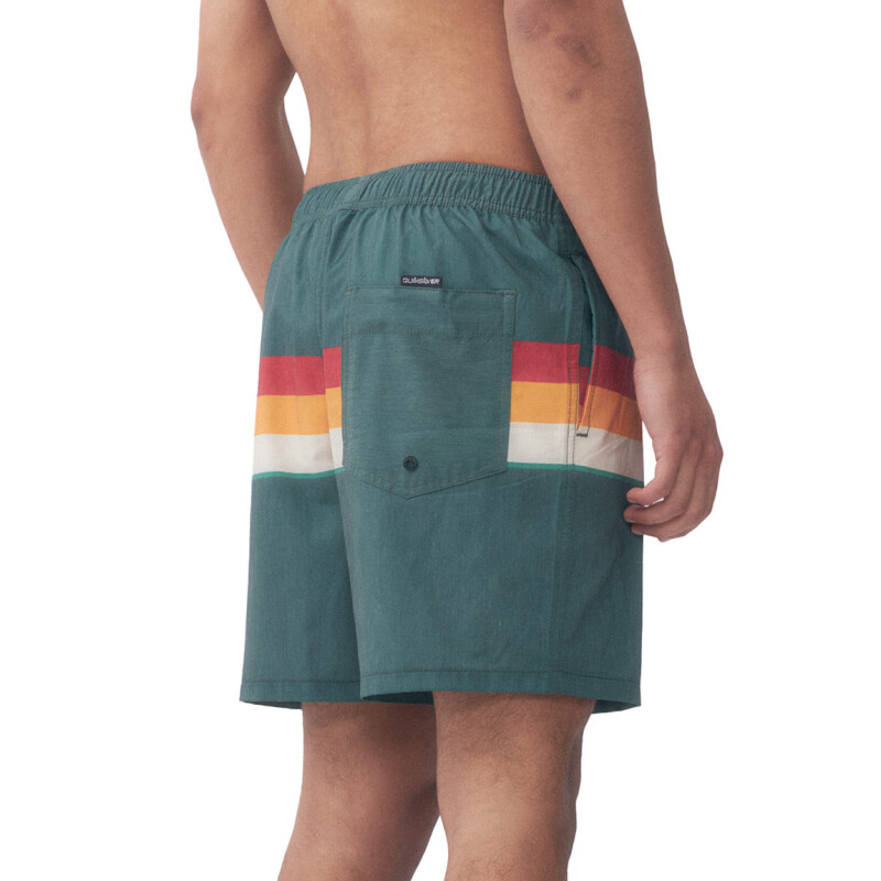 Short Hombre Quiksilver Outside Stripe Multicolor