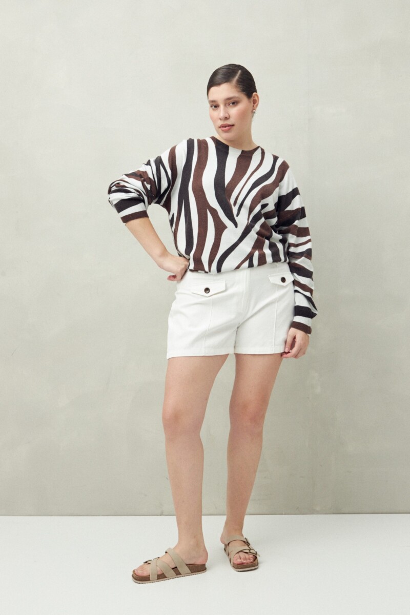 SHORT REESE Blanco