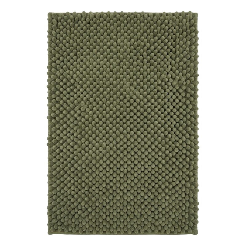 ALFOMBRA VERDE 50X80CM P/BAÑO Unica