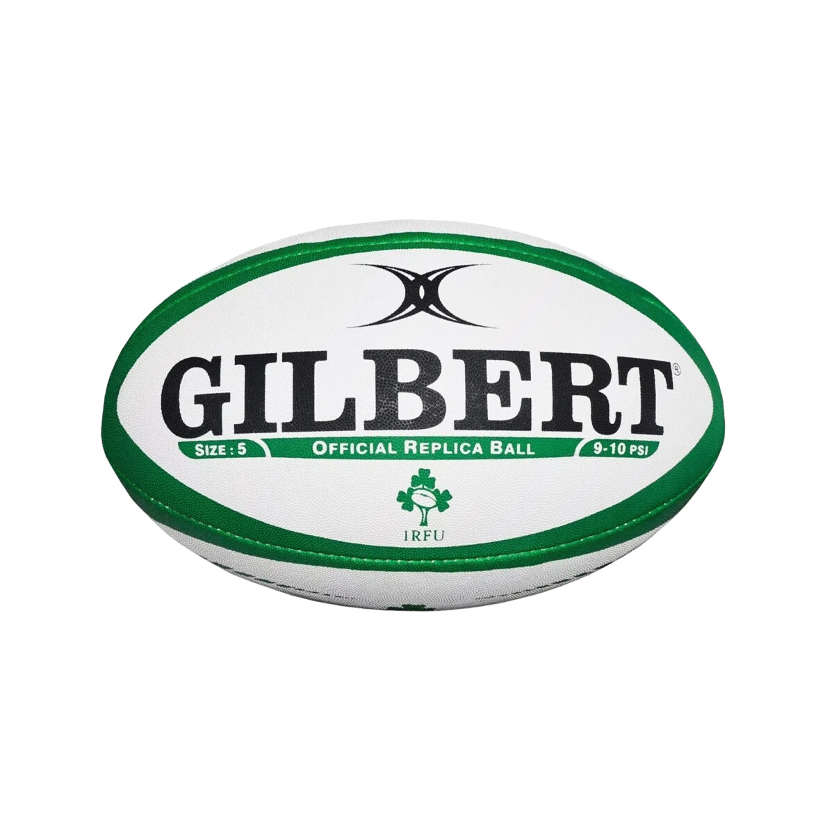 PELOTA RUGBY IRFU - White & Green 