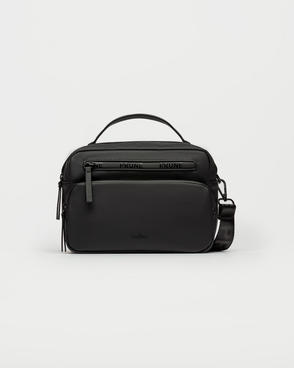 Bandolera Rubber En Efecto Rubber Matte - Negro 