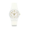 Reloj Swatch SO28W106 White Bishop de silicona Blanco
