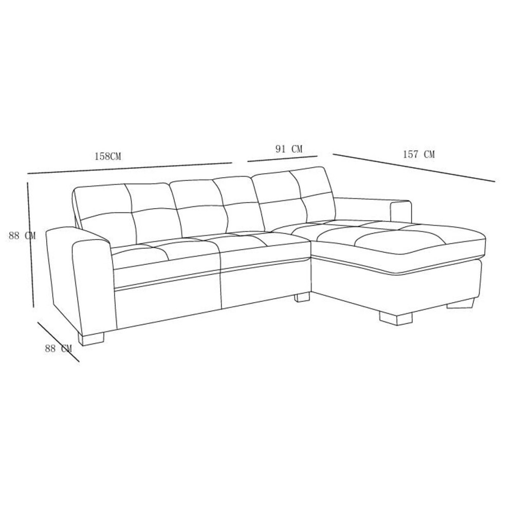 SOFÁ C/CHAISE MÁS DE 4 CUERPOS TELA GRIS DETROIT