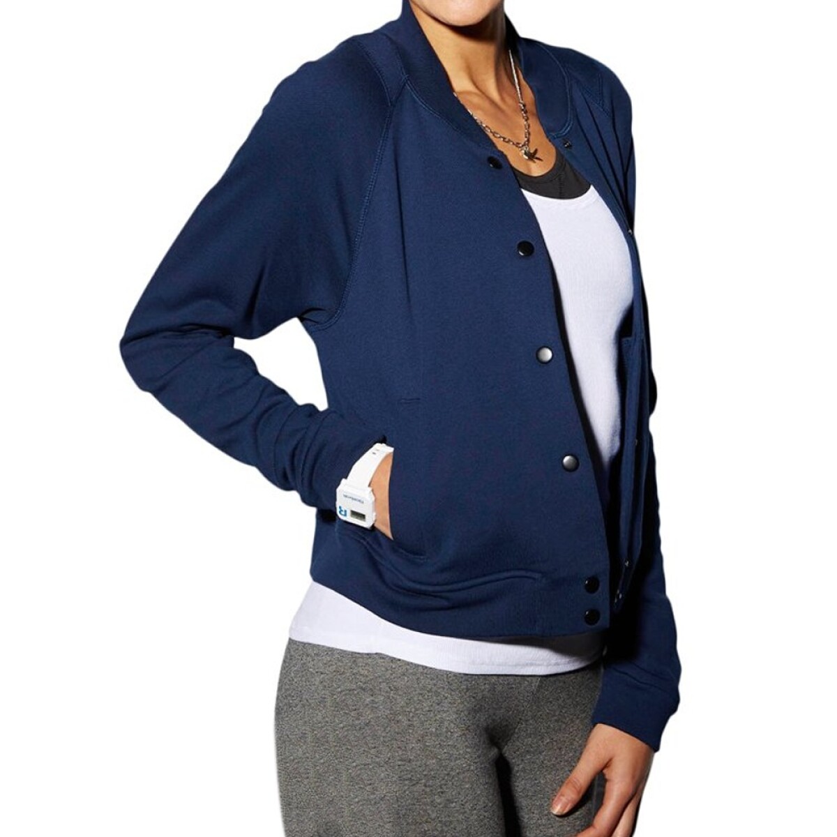 Campera Mujer Reebok F Starcrest Track Top Deportiva Casual - Azul Marino 