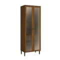 CRISTALERO 2 PUERTAS DE VIDRIO 1 CAJON INTERNO NOCE/ORO - TORONTO CRISTALERO 2 PUERTAS DE VIDRIO 1 CAJON INTERNO NOCE/ORO - TORONTO