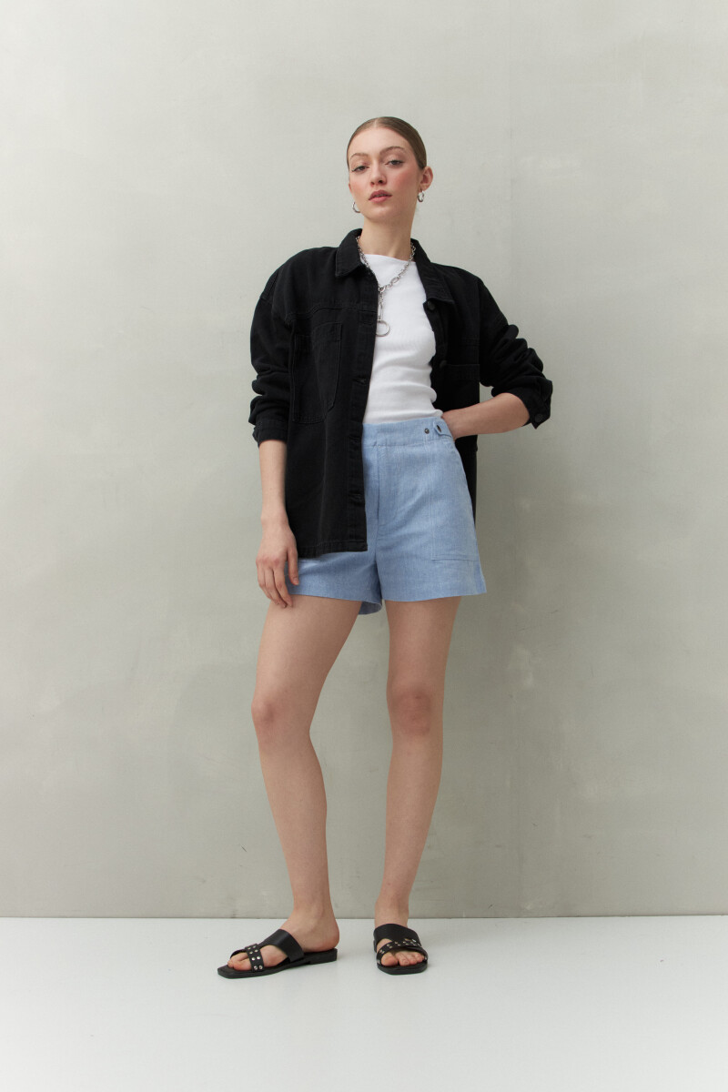 SHORT NILS Azul Melange