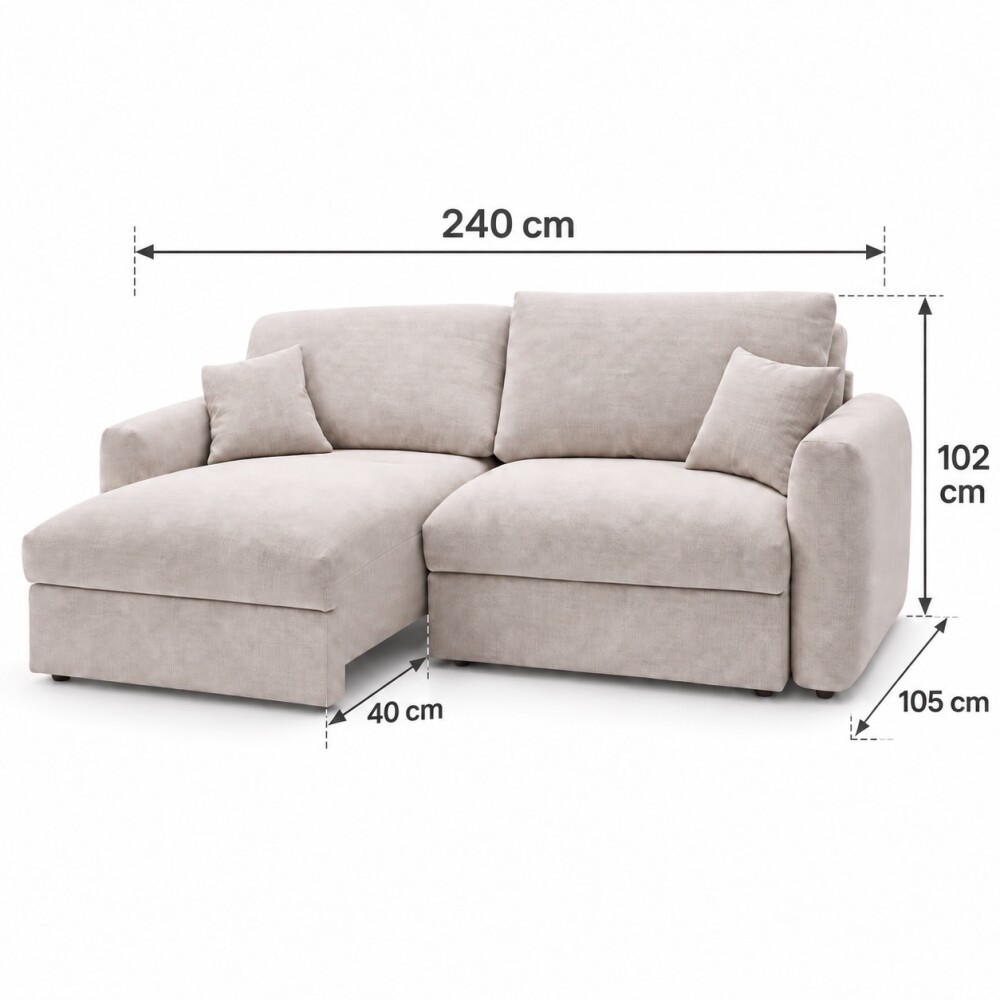 SILLÓN SOFÁ LIVING 2 CUERPOS RETRACTIL AJUSTABLE EXTENSIBLE BEIGE SILLÓN SOFÁ LIVING 2 CUERPOS RETRACTIL AJUSTABLE EXTENSIBLE BEIGE