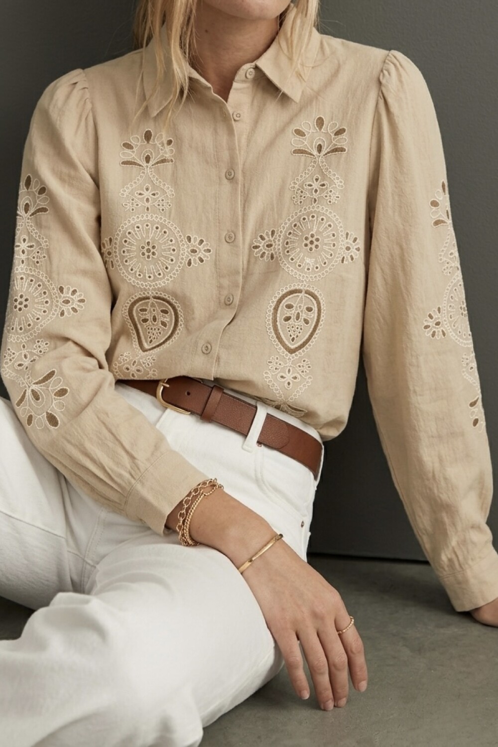Camisa Naiomi Beige